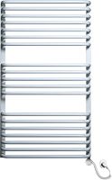 Полотенцесушитель электрический Luxrad Salto Invest 063713 92х53 R, белый, терморегулятор selmo smart