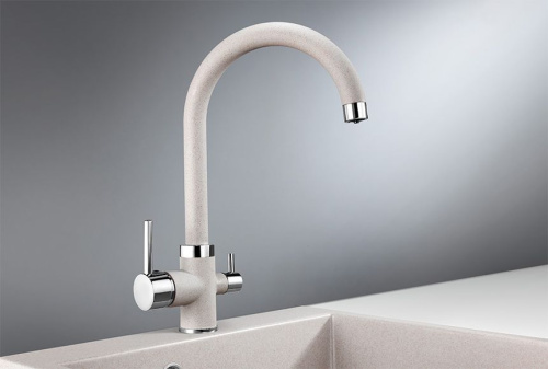 Смеситель Granula GR-2168 для кухонной мойки, антик фото 2