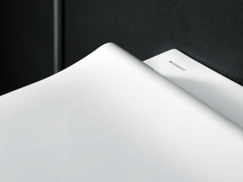 Унитаз подвесной Geberit Smyle Square с крышкой-сиденьем с микролифтом фото 2
