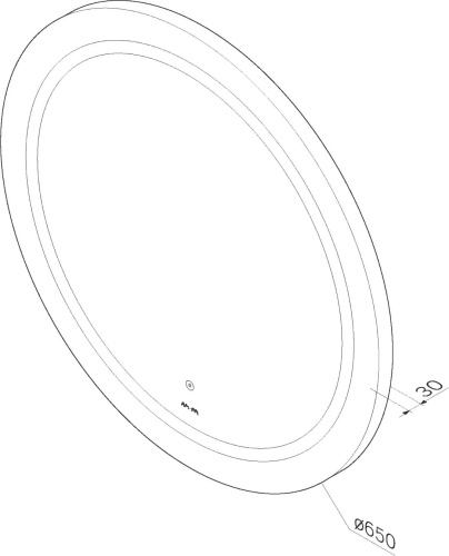 Зеркало AM.PM X-Joy 65 фото 4