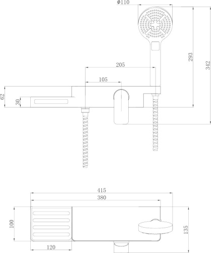 Смеситель Lemark Unibox LM6903CW для душа фото 2