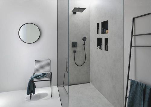 Душевая лейка Hansgrohe Raindance Select S 26530670 матовая черная фото 5