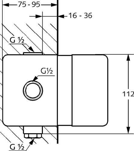 Душевой комплект Kludi Pure&Easy 376300565 С ВНУТРЕННЕЙ ЧАСТЬЮ фото 4