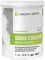 VINCENT DECOR SOUS COUCHE MICRO GRANITEE грунтовка для декоративных штукатурок (4кг)