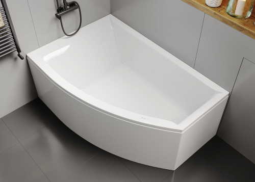 Акриловая ванна Vagnerplast Veronela 160x105 L ультра белый фото 3