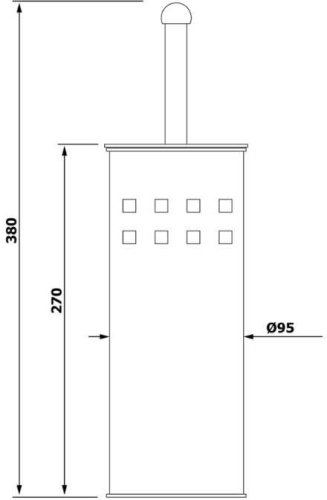 Ершик Sapho Simple Line 04002W