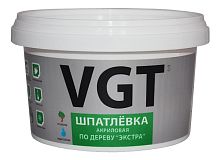 VGT ШПАТЛЕВКА ЭКСТРА ПО ДЕРЕВУ акриловая, универсальная, туба, дуб светло серый (450гр)