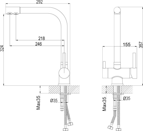 8 194 руб. Смеситель Rossinka Z Z40-25 для кухонной мойки фото 2 Смеситель Rossinka Z Z40-25 для кухонной мойки фото 2