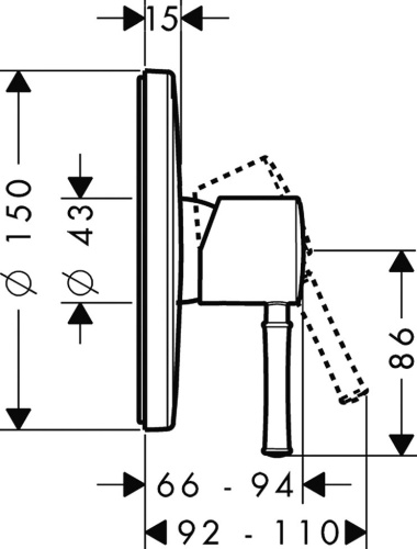 24 940 руб. Смеситель Hansgrohe Talis Classic 14165000 для душа фото 2 Смеситель Hansgrohe Talis Classic 14165000 для душа фото 2