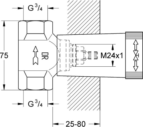 Скрытая часть Grohe 29813000 фото 2