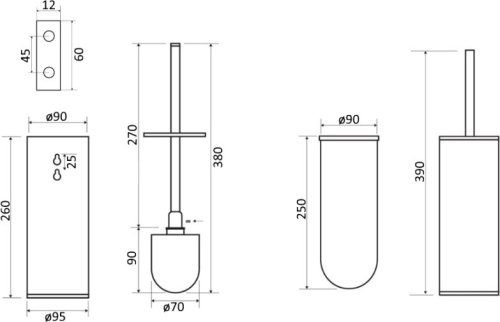 Ершик Sapho X-Round XB301 фото 2