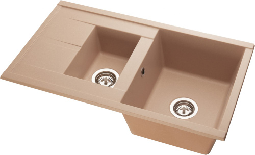 Мойка кухонная AQUATON Делия 87 латте фото 2