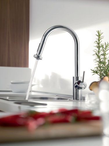 Смеситель Hansgrohe Talis S2 Variarc 14877000 для кухонной мойки фото 15