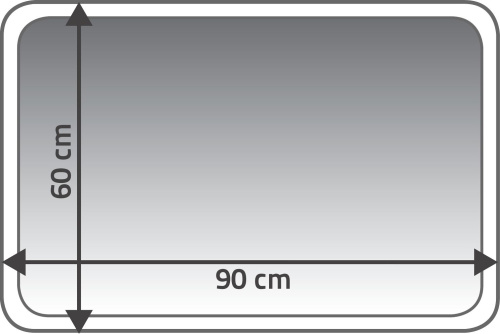 Коврик Ridder Carl 7102307 90x60 серый