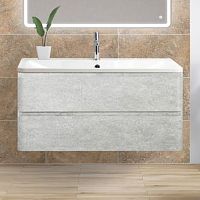 Мебель для ванной BelBagno Albano 100 подвесная, cemento verona grigio