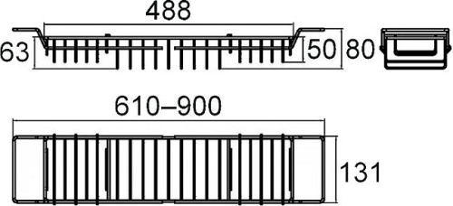 Столик на ванну Milardo 102W000M44 фото 4