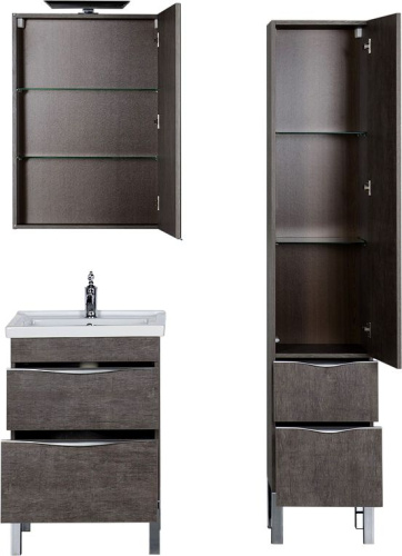 Мебель для ванной Aquanet Эвора 60 дуб антик фото 16