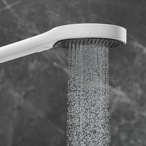 Душевая лейка Hansgrohe Rainfinity 130 26865700 матовый белый фото 9