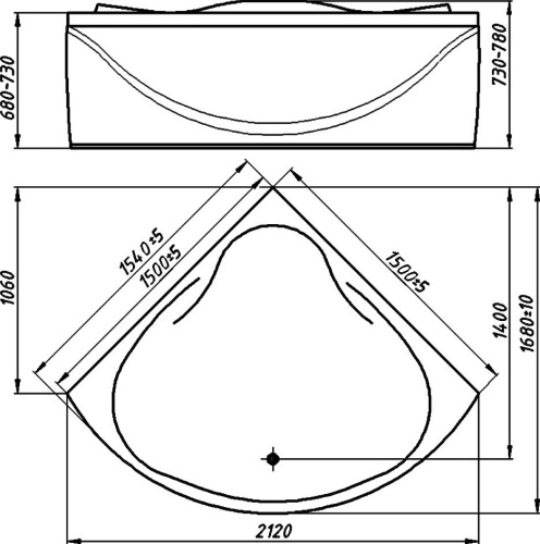 Ванна из искусственного камня Фэма Рената 150x150 фото 11