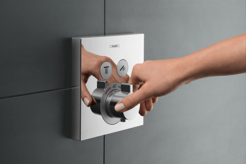 Душевой комплект Hansgrohe Термостат ShowerSelect 15763000 + 26230000 + 26843000 + 28272000 + 26864000 + 01800180 фото 14