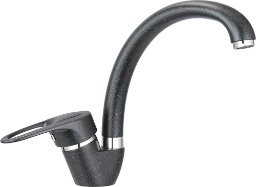 Смеситель Granula ST-03 для кухонной мойки, черный