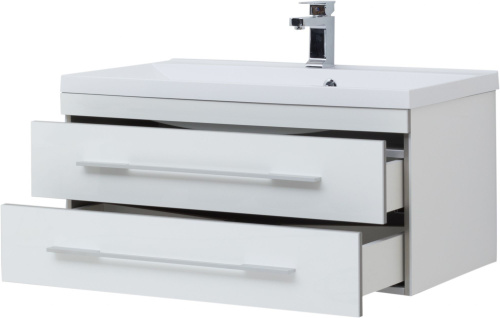 Мебель для ванной Aquanet Верона 90 подвесная белая фото 10