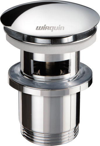 Донный клапан для раковины Wirquin Клик-клак 30723123 хром фото 2