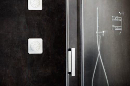 Душевая дверь в нишу Ravak MSD2-100 R Transparent, профиль хром + средство для ванн и защитное средство фото 4
