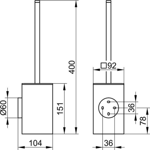 Ершик Keuco Edition 90 19064010101 подвесной фото 5 Ершик Keuco Edition 90 19064010101 подвесной фото 5