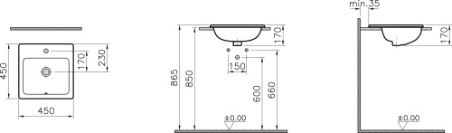 Раковина VitrA S20 5463B003 фото 4