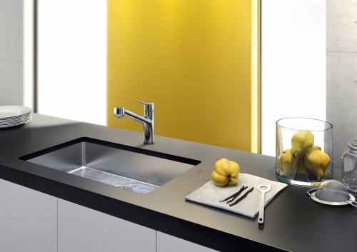 Смеситель Hansgrohe Talis M52 73860000 для кухонной мойки, хром фото 14