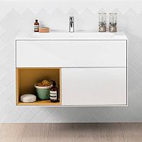 Мебель для ванной Villeroy & Boch Finion G030HFGF 100 с подсветкой и освещением стены