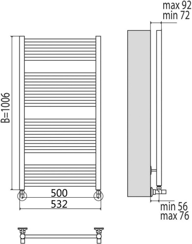 32 260 руб. Полотенцесушитель водяной Terminus Аврора П20 500*1006 с полотенцедержателем фото 4 Полотенцесушитель водяной Terminus Аврора П20 500*1006 с полотенцедержателем фото 4