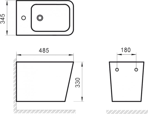 Биде подвесное BelBagno Ardente-R BB0520BH фото 5