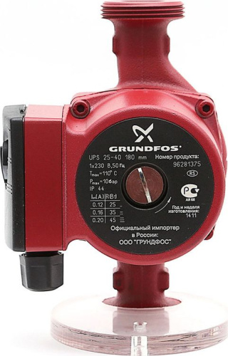 Циркуляционный насос Grundfos UPS 25-40 180 фото 4