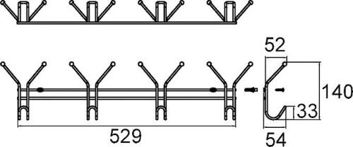 Крючок Milardo 003W000M41 фото 2
