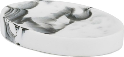 Мыльница Kassatex Arabesco white/black