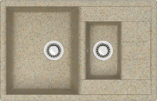 7 011 руб. Мойка кухонная ZETT lab. T210Q005 песочная Мойка кухонная ZETT lab. T210Q005 песочная