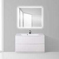 Тумба с раковиной BelBagno Marino 100 bianco lucido, напольная