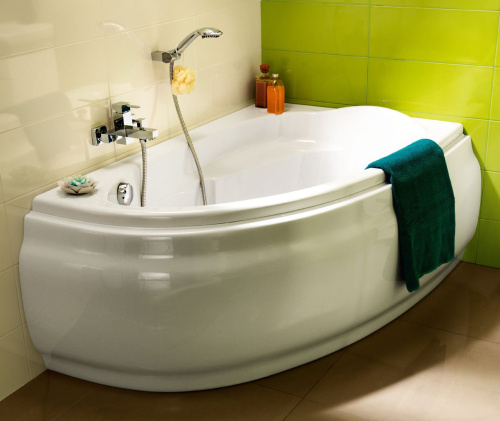 Акриловая ванна Cersanit Joanna 140x90 R ультра белый фото 2