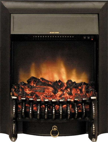 Комплект Электрокамин Royal Flame Fobos FX Black классический очаг + Портал Royal Flame Dublin арочный сланец крем