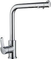 Смеситель D&K Rhein Schiller DA1461601 для кухонной мойки с фильтром Аквафор Кристалл ECO H Pro