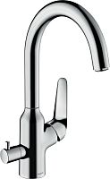 Смеситель Hansgrohe Focus M42 71803000 для кухонной мойки, хром