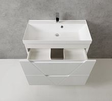 Тумба с раковиной BelBagno Vittoria 90 bianco lucido