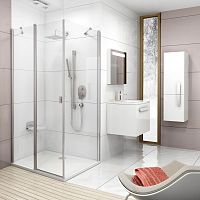 Душевой уголок Ravak CRV2-90+CPS Transparent, профиль блестящий