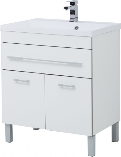 Мебель для ванной Aquanet Верона 75 белая, 1 ящик, 2 двери фото 12