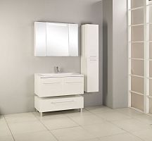 Мебель для ванной AQUATON Мадрид 100 белая с 2 ящиками