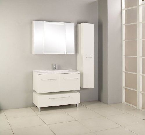 Мебель для ванной AQUATON Мадрид 100 белая с 2 ящиками