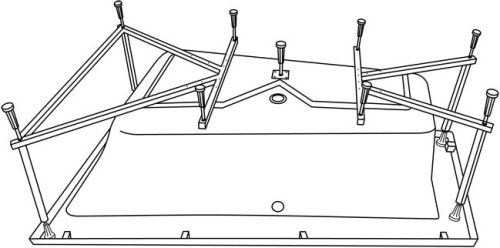 Акриловая ванна Excellent Sfera Slim WAEX.SFP17WHS 170х100 R фото 6