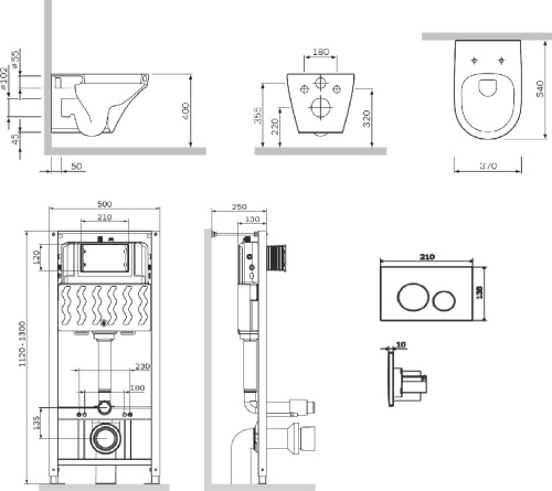 80 570 руб. Комплект AM.PM Inspire IS49001.501700 с сиденьем микролифт фото 7 Комплект AM.PM Inspire IS49001.501700 с сиденьем микролифт фото 7